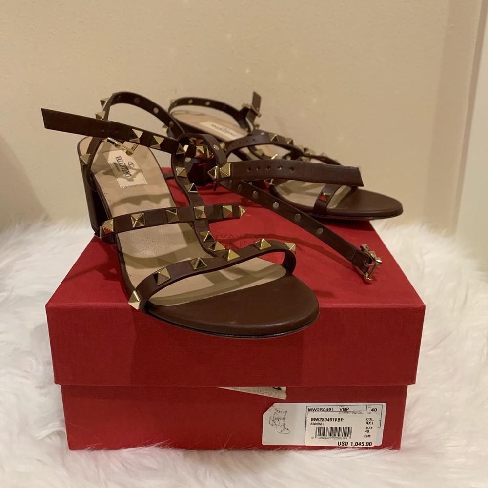 Valentino Garavani Rockstud leather sandals